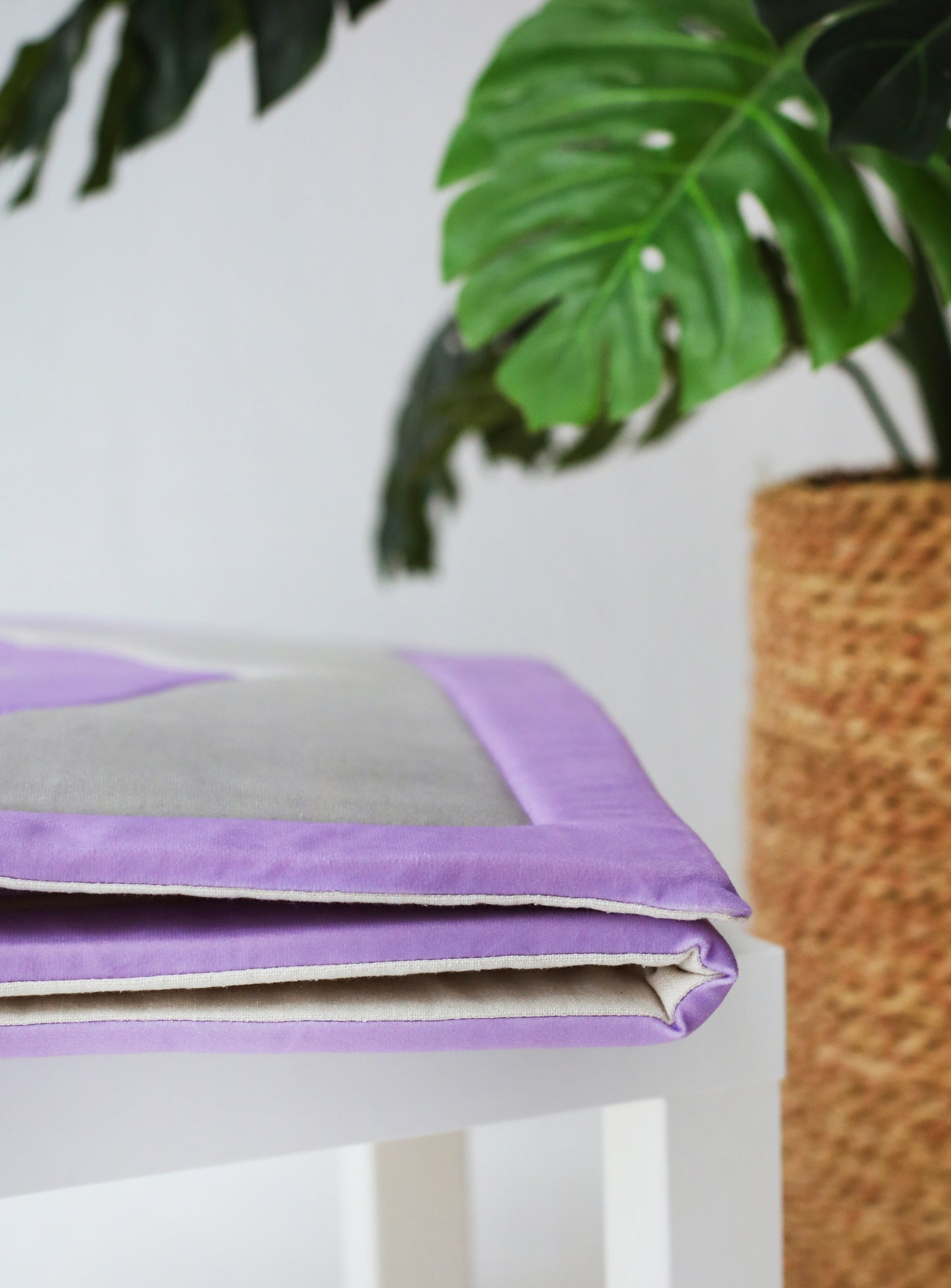 Matching Lilac Serenity Prayer Set