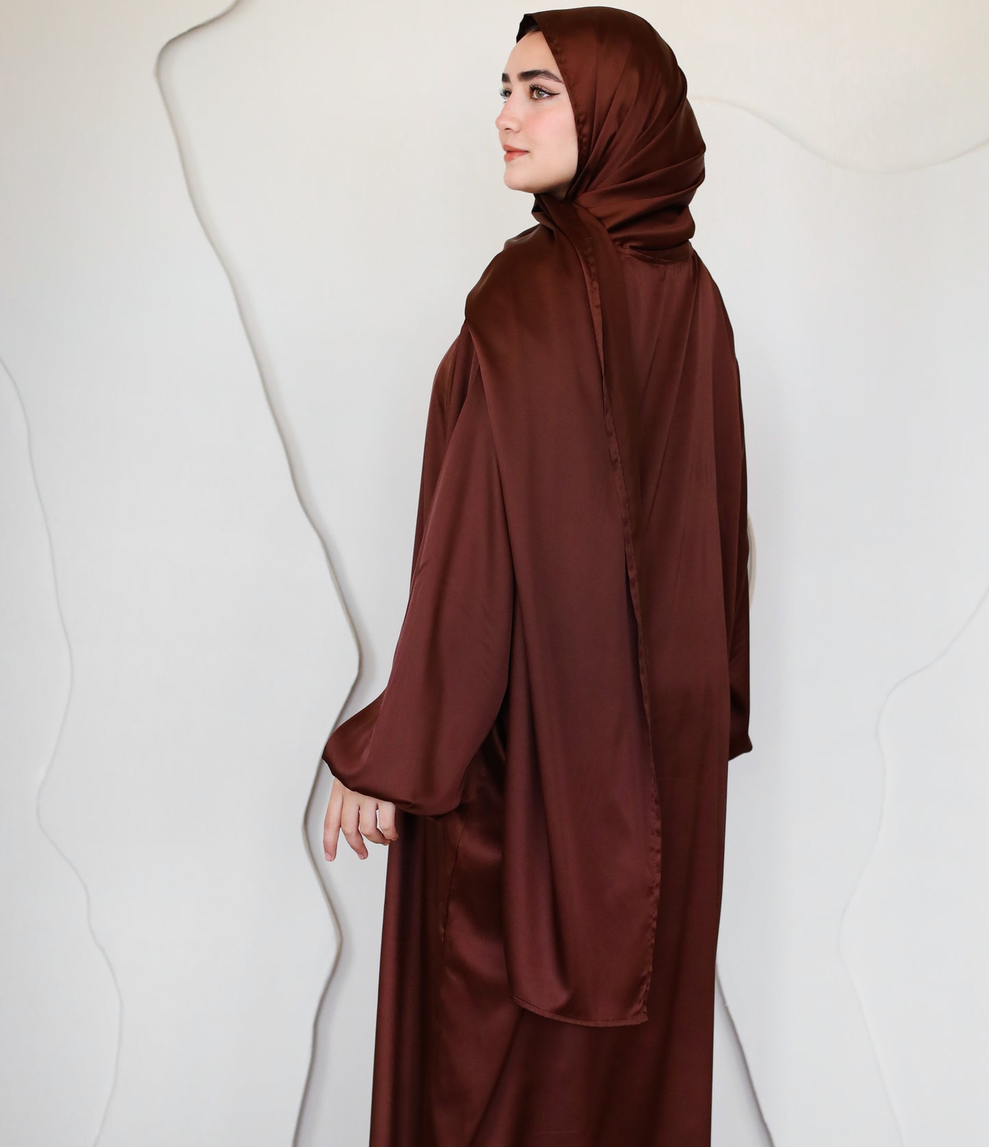 Plain Chocolate Brown Prayer Dress