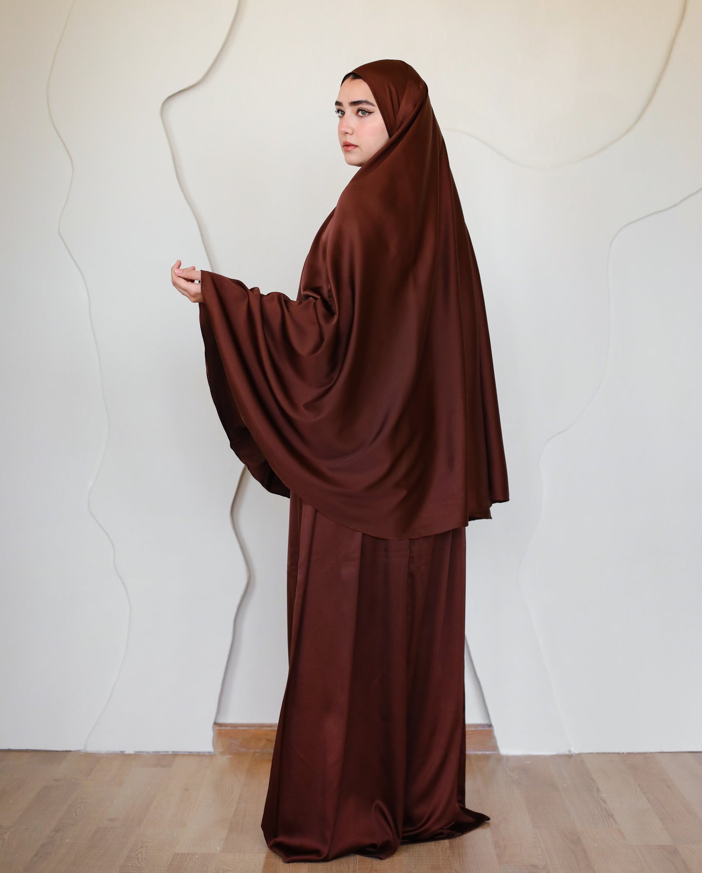 Plain Chocolate Brown Prayer Set