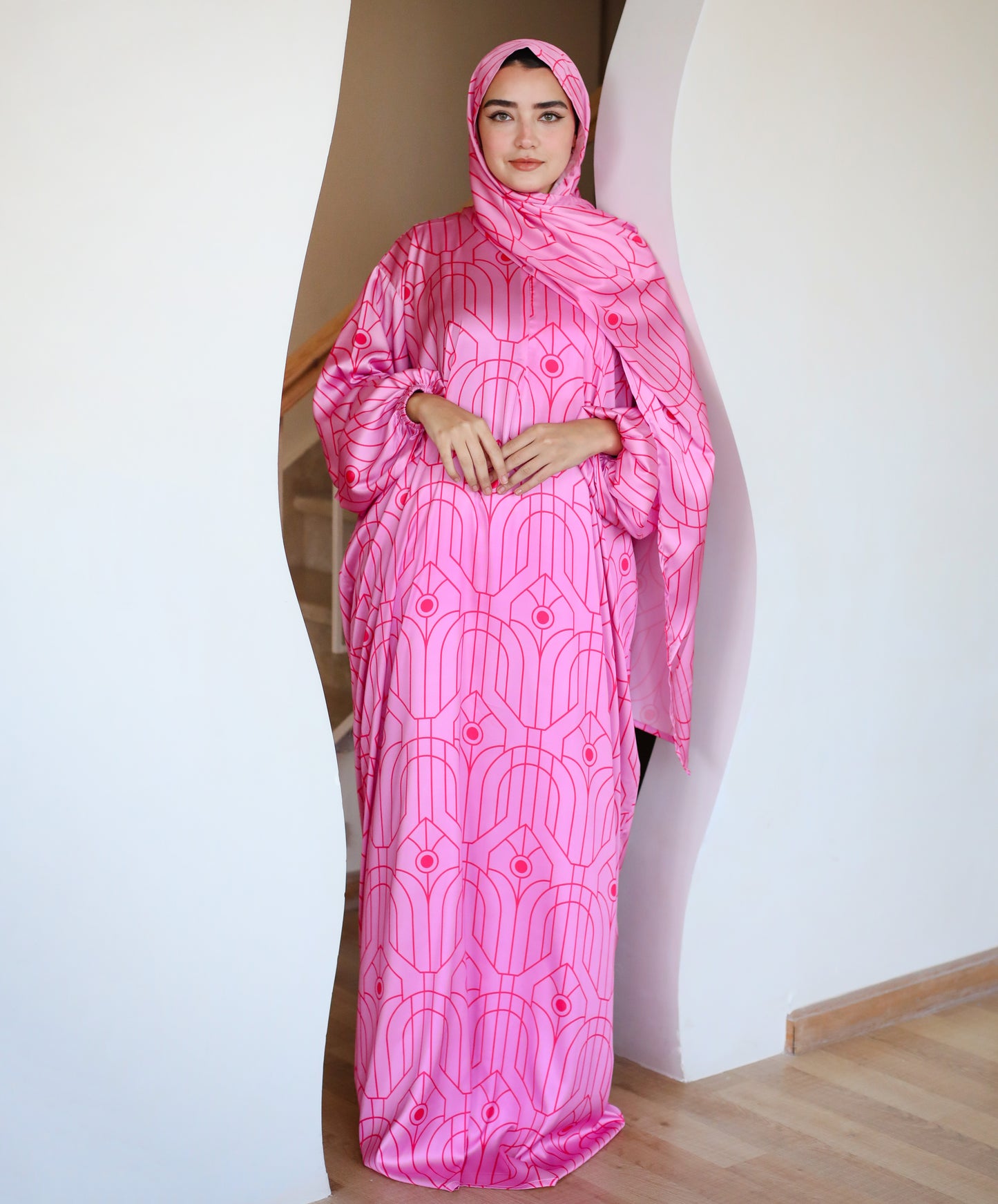 Rosy Radiance Prayer Dress