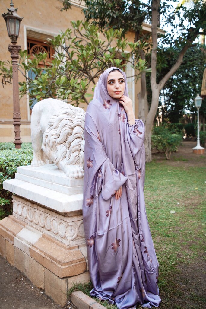 Heavenly Lilac Slip On Khimar