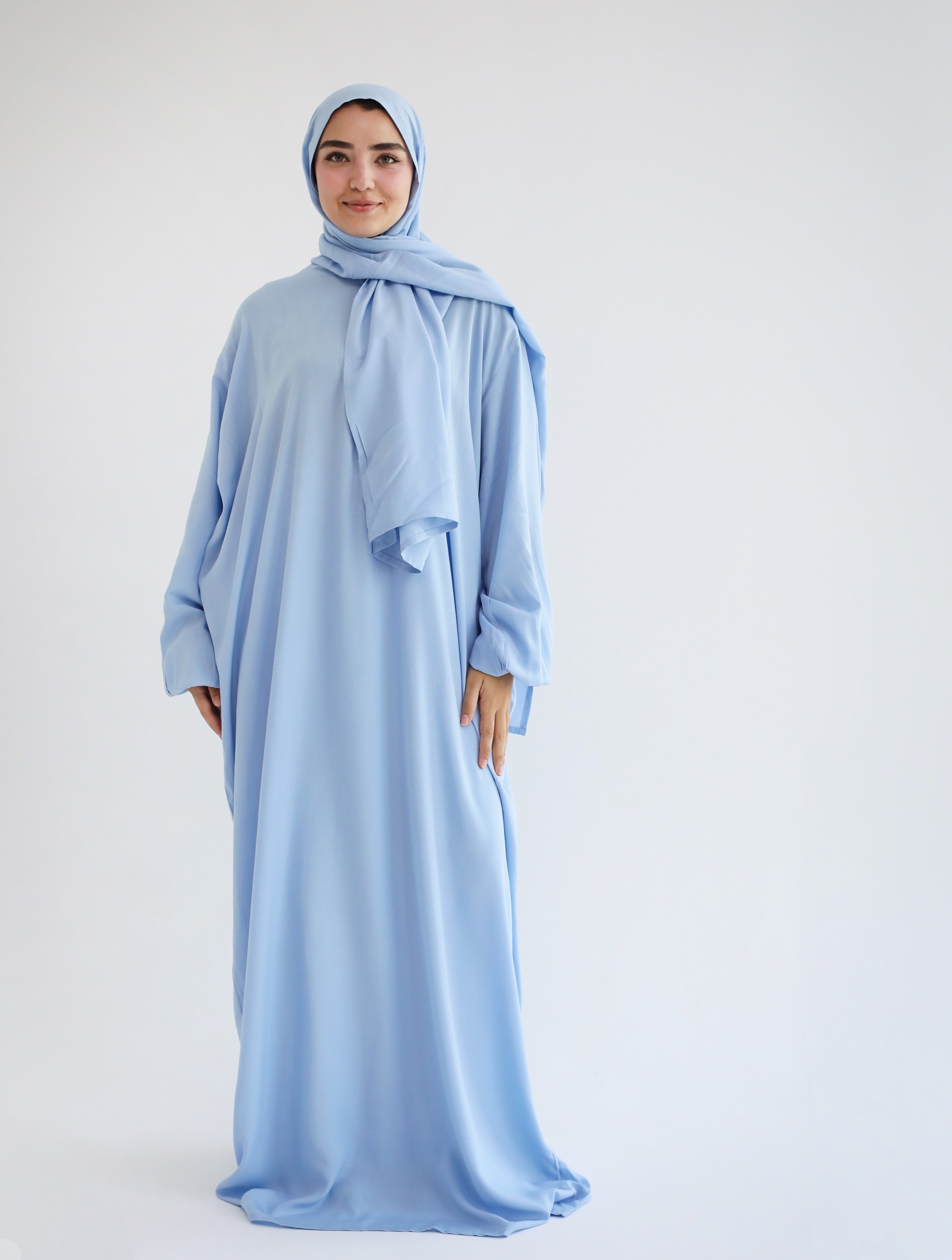prayer dress cotton Buy Maham Floral Cotton Prayer Dress in Ice Blue