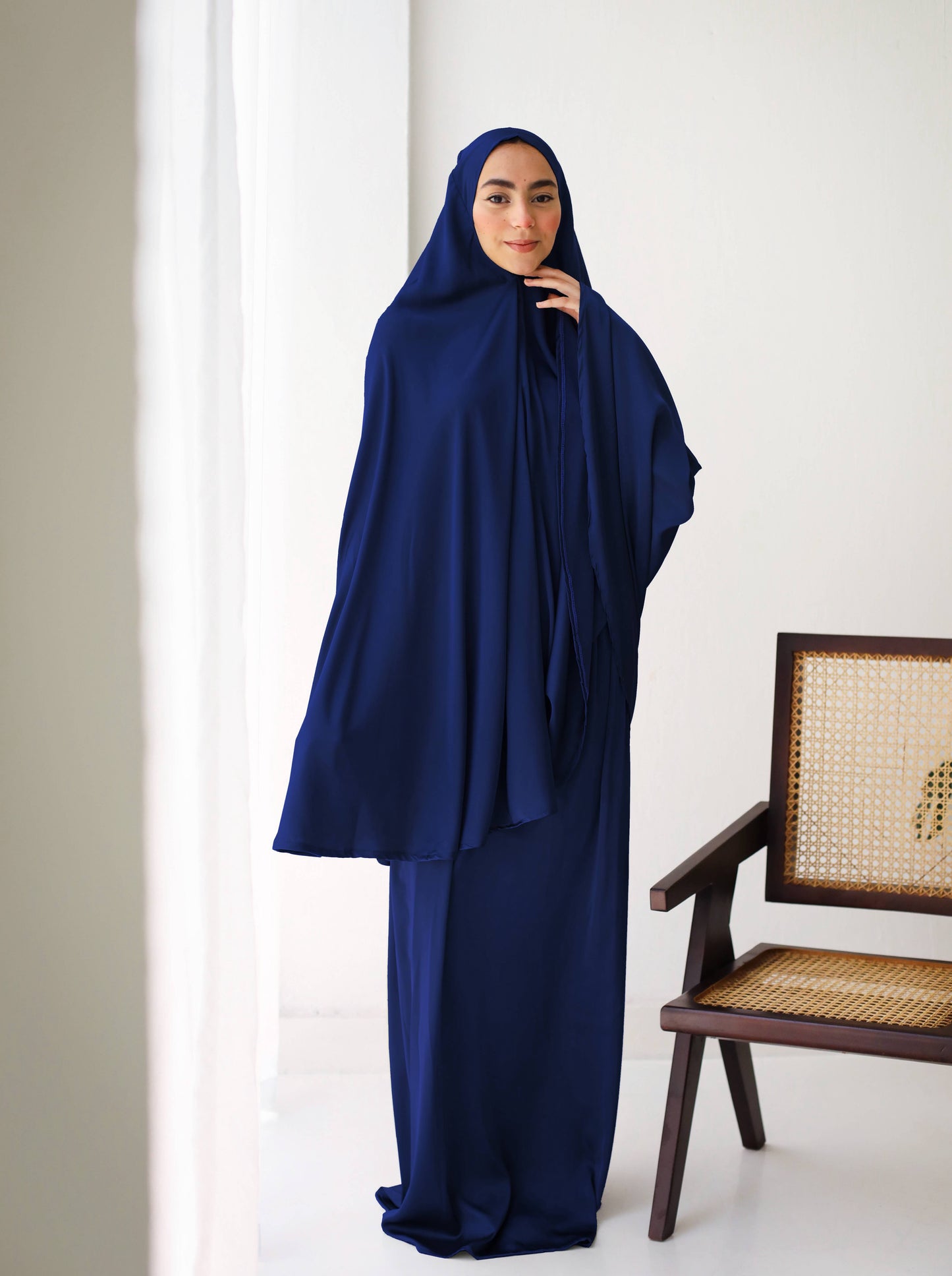 Plain Navy Blue Prayer Set