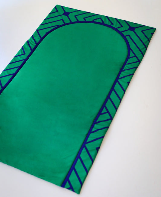 Blue Emerald Padded Rug