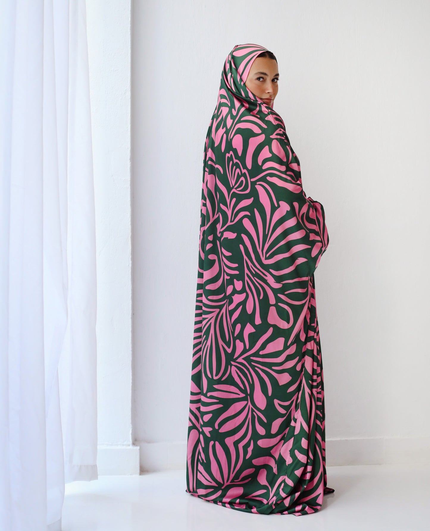 Green Fiora Slip On Khimar
