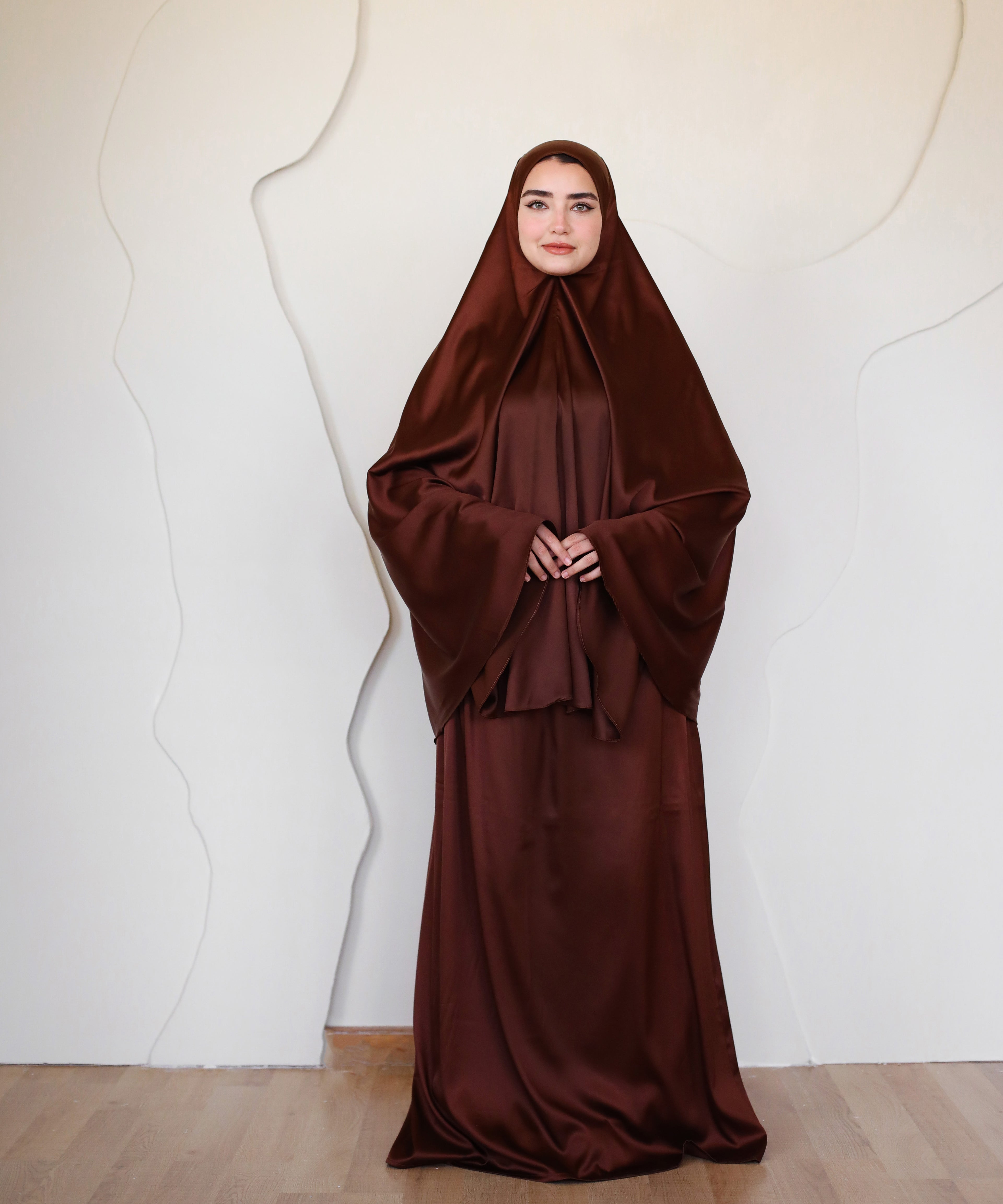 Plain Chocolate Brown Prayer Set