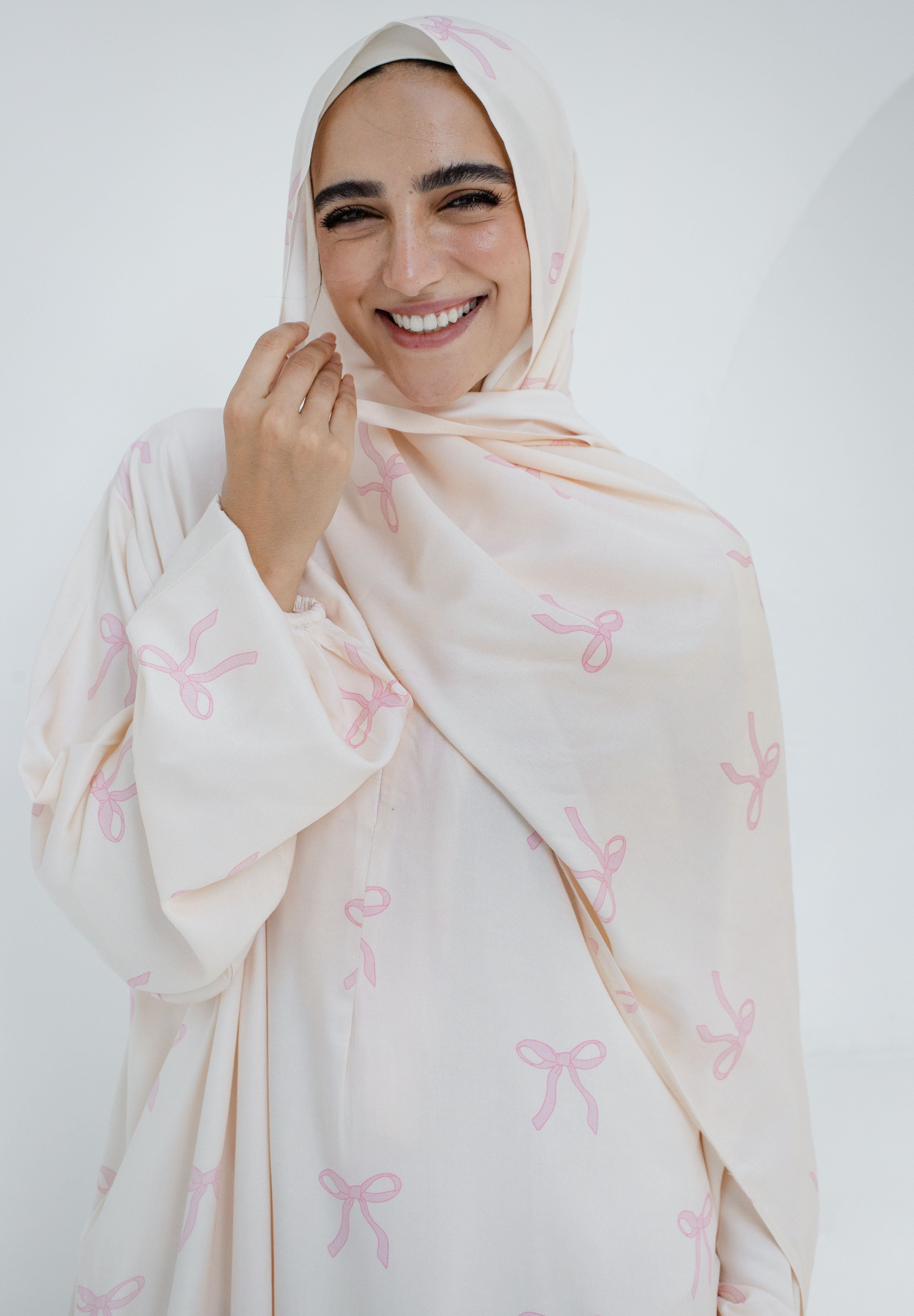 Cotton Rose Ties - Prayer Dress