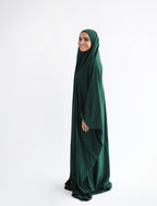 Cotton Maxi Veil - Emerald Green