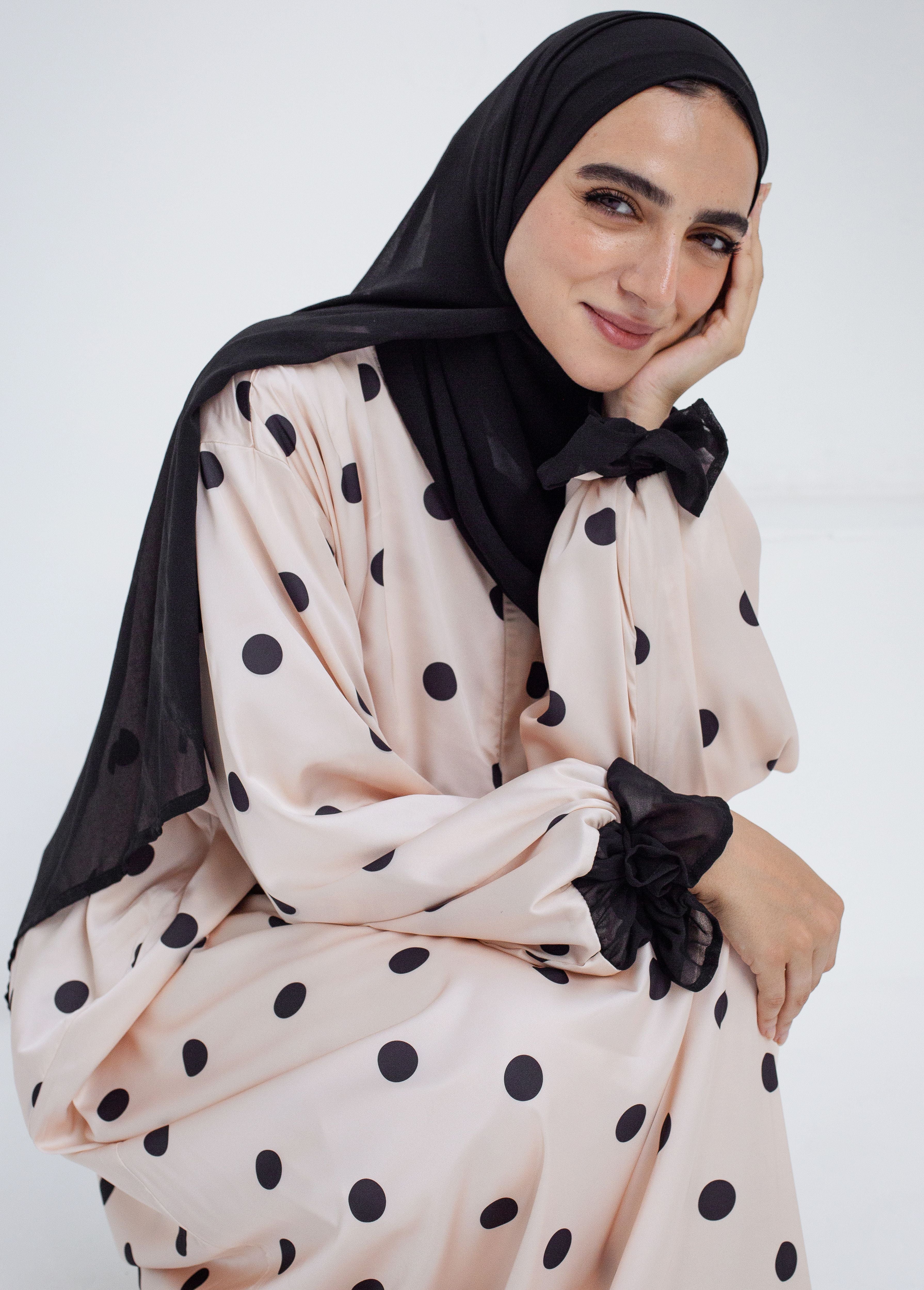 Creamy Polka - Prayer Dress