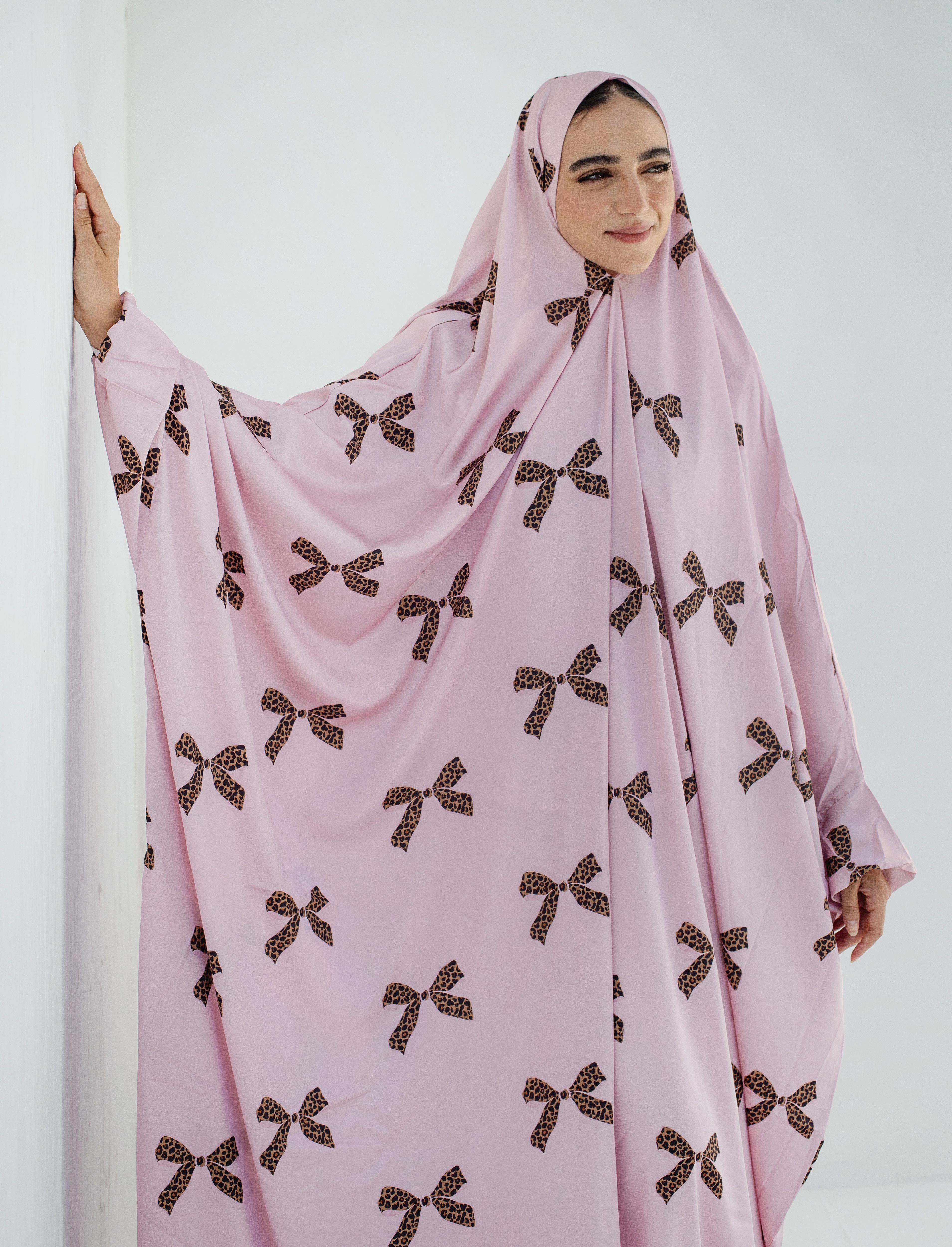 Leopard Ties - Slip on Khimar