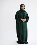 Cotton Prayer Dress - Emerald Green