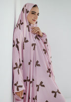 Leopard Ties - Slip on Khimar