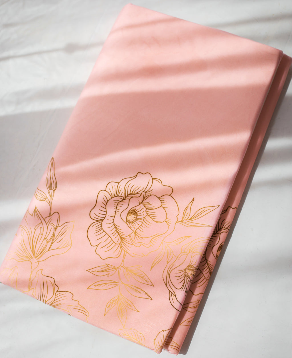 Flowers in Rose Gold Prayer Rug