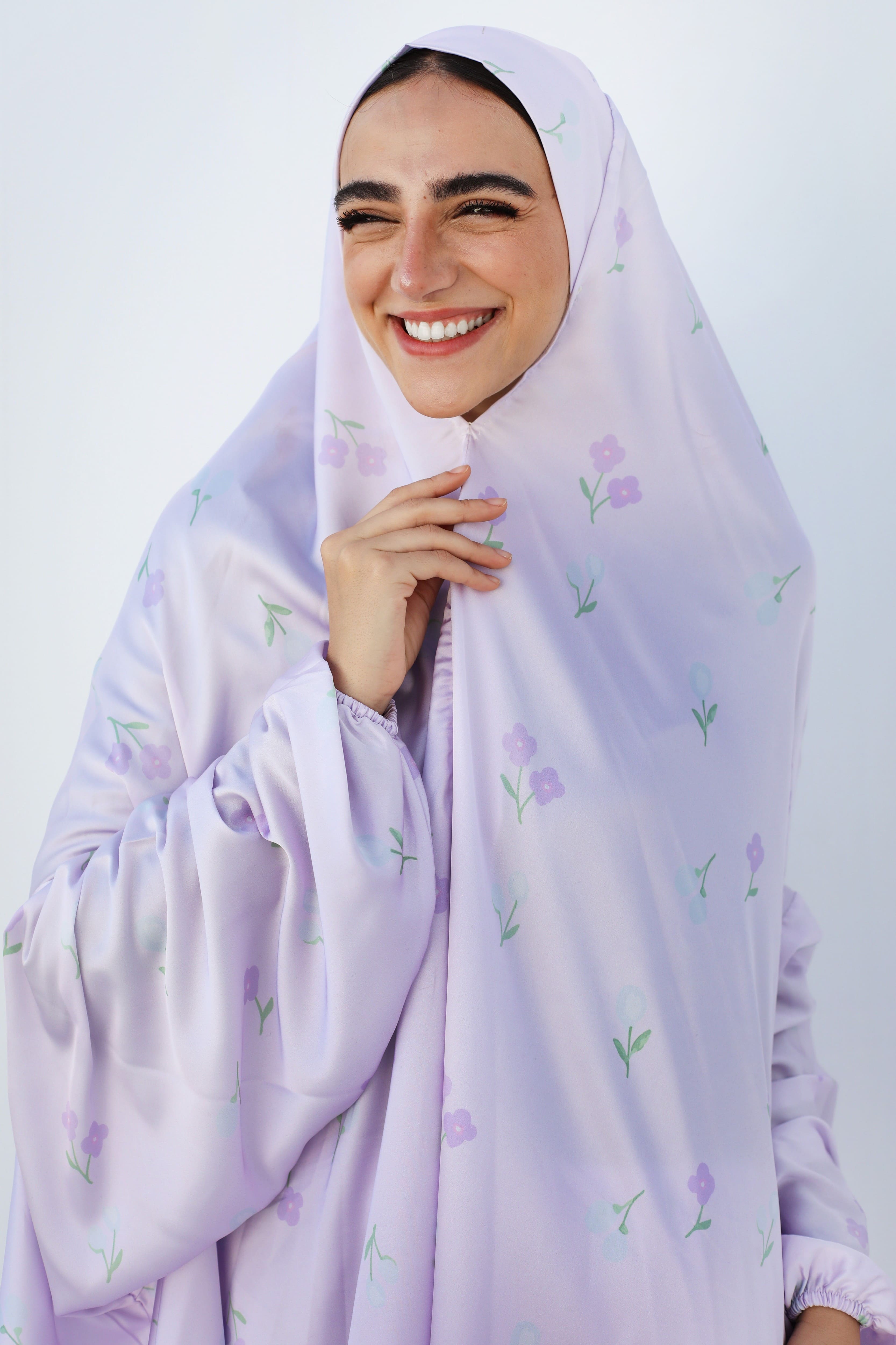 Mauve Petals Prayer Set