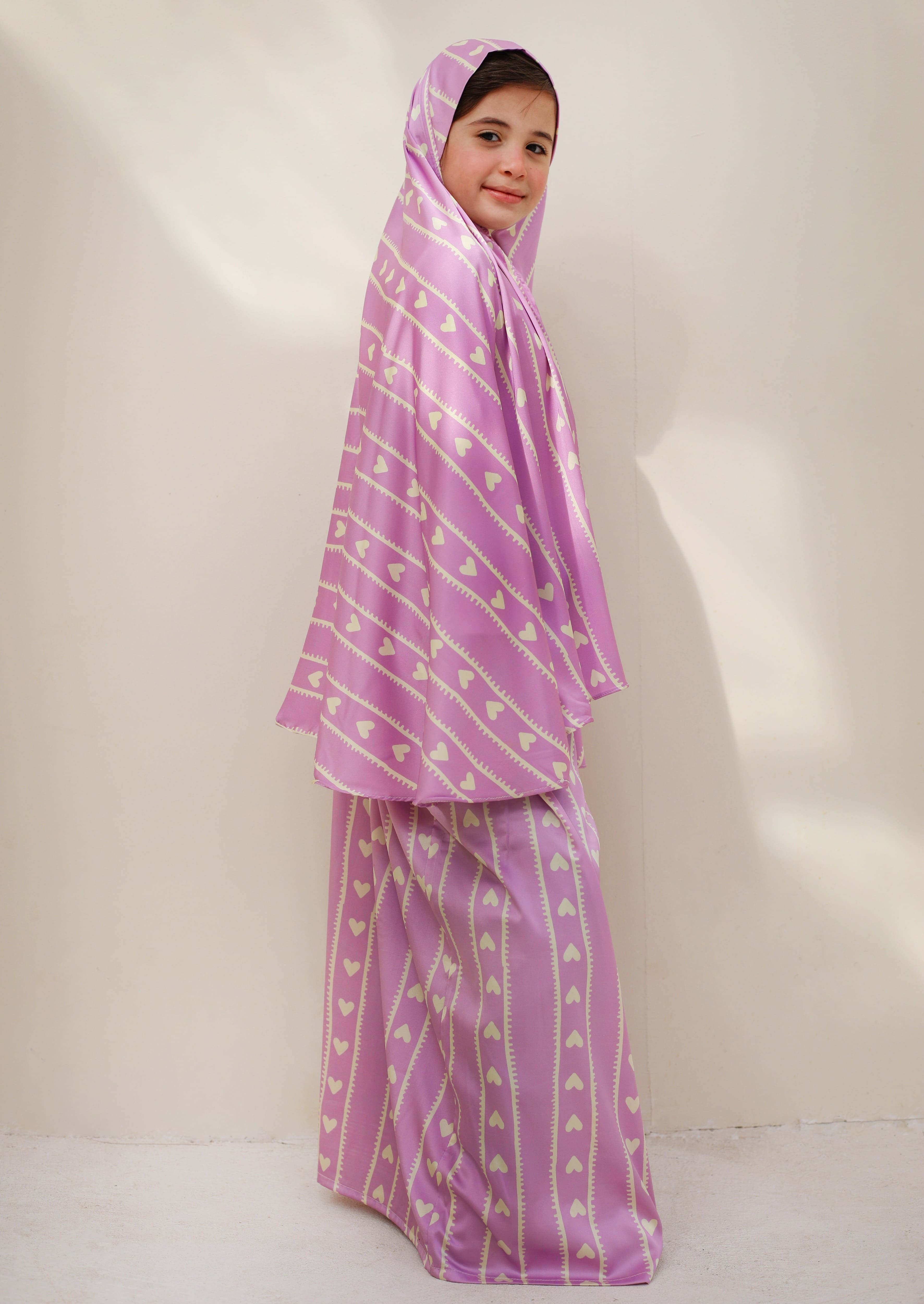 Lilac X Yellow Heart Strings Prayer Set