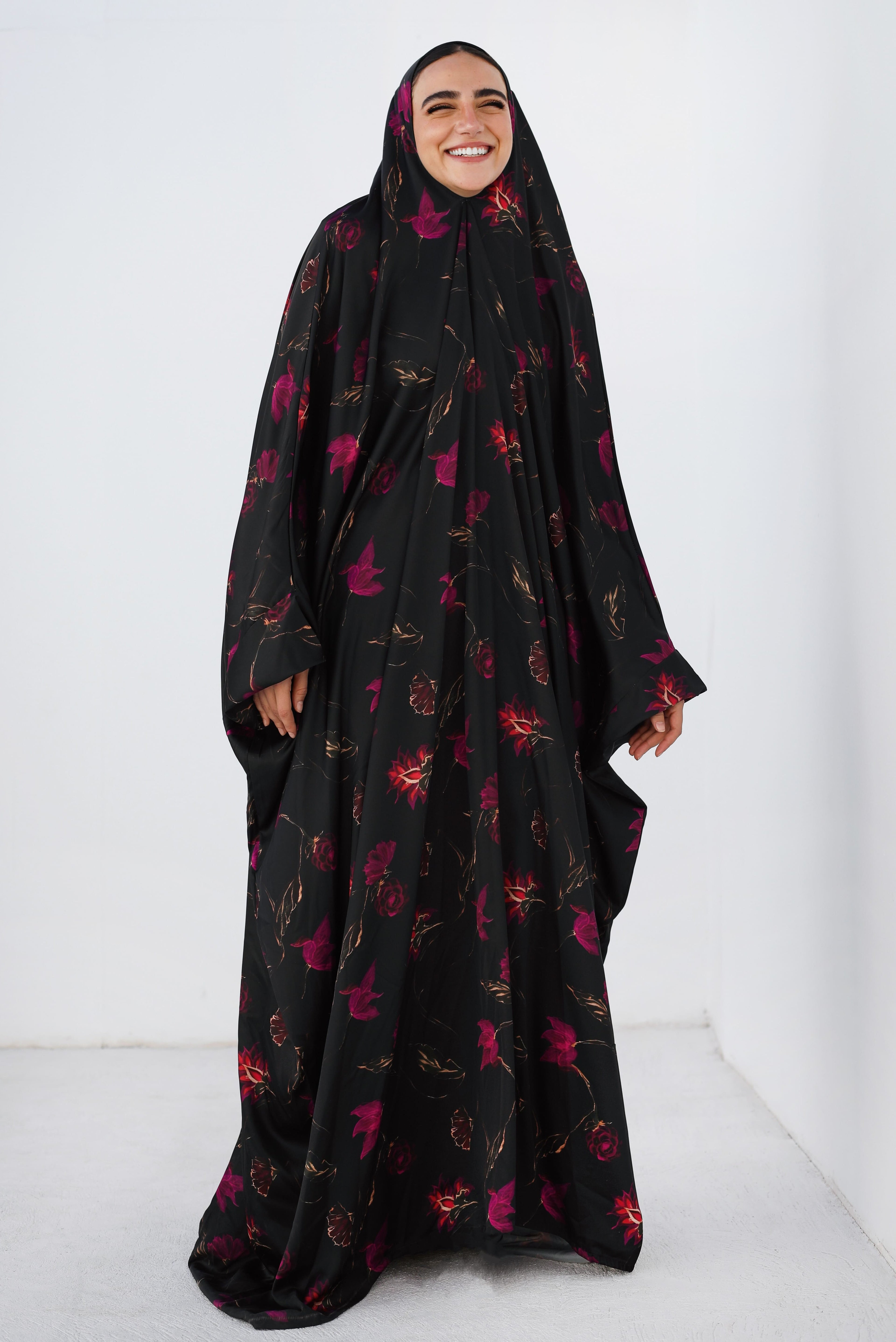 Midnight Rose Khimar
