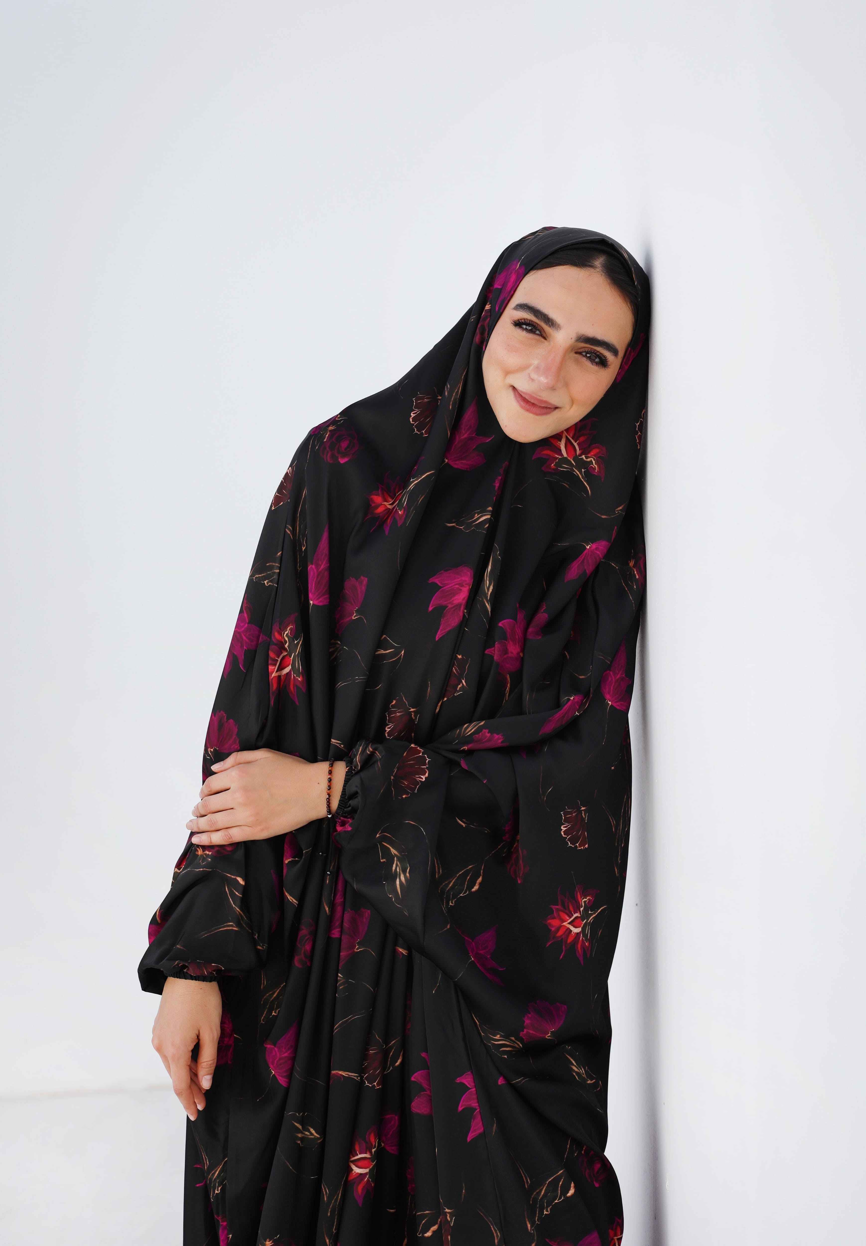 Midnight Rose Khimar