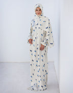 Creamy Bloom Prayer Dress