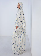 Creamy Bloom Prayer Dress