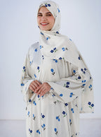 Creamy Bloom Prayer Dress