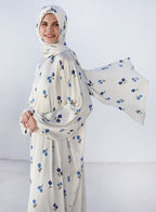 Creamy Bloom Prayer Dress