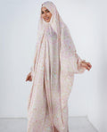 Pink Petals Slip On Khimar