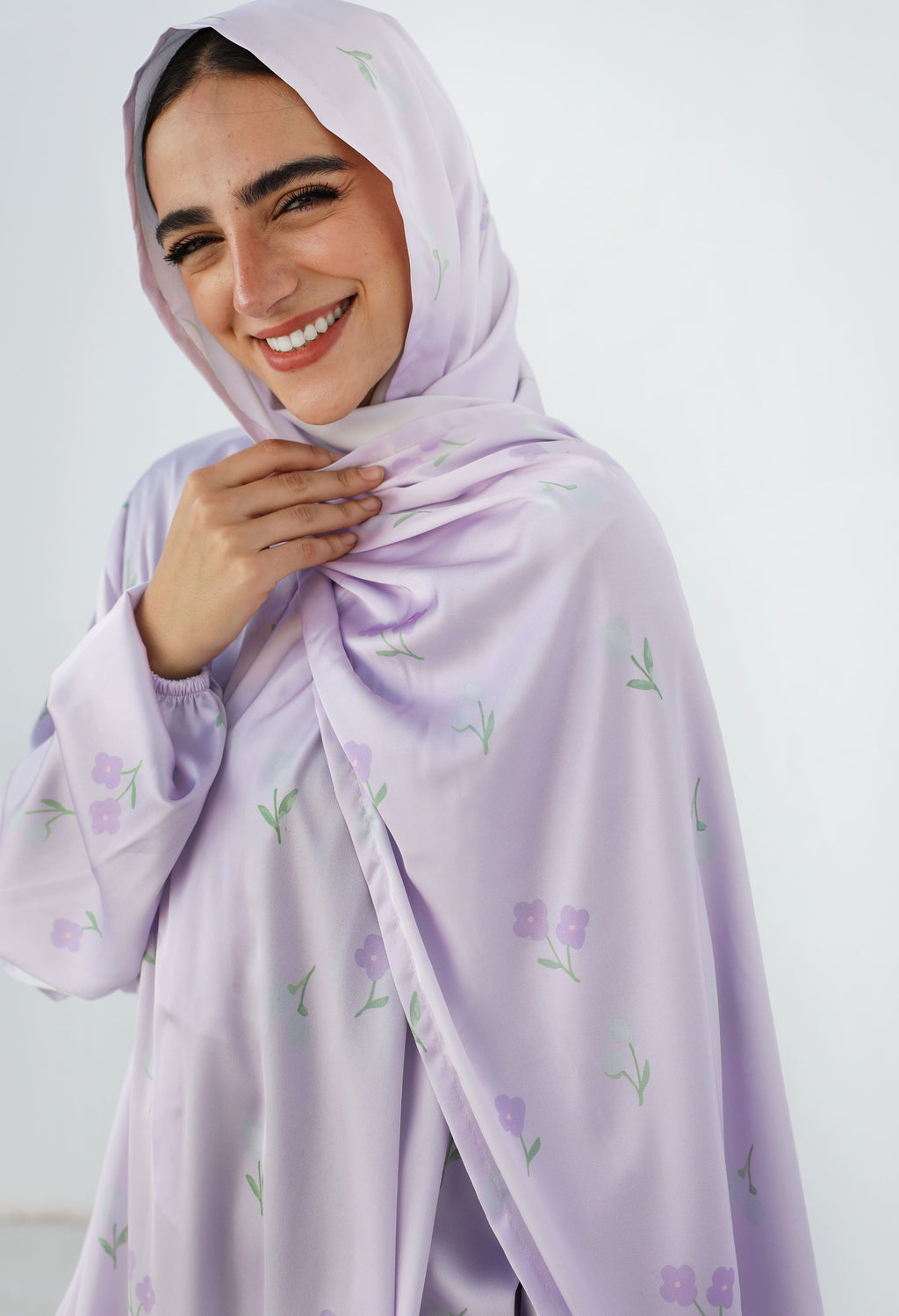 Mauve Petals Prayer Dress