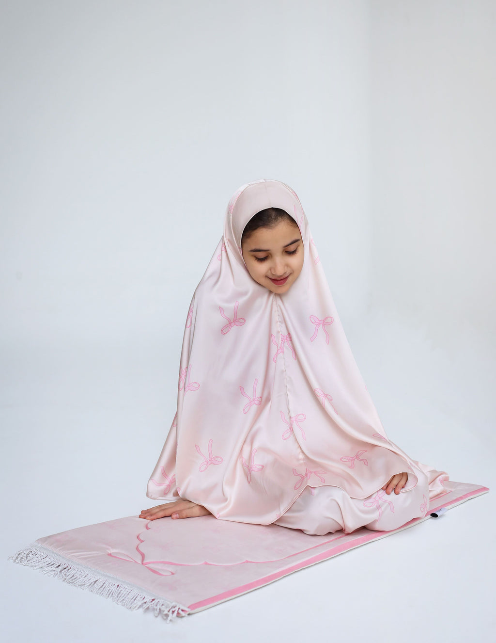 Mini Rose Bow Ties Matching Set - Kids