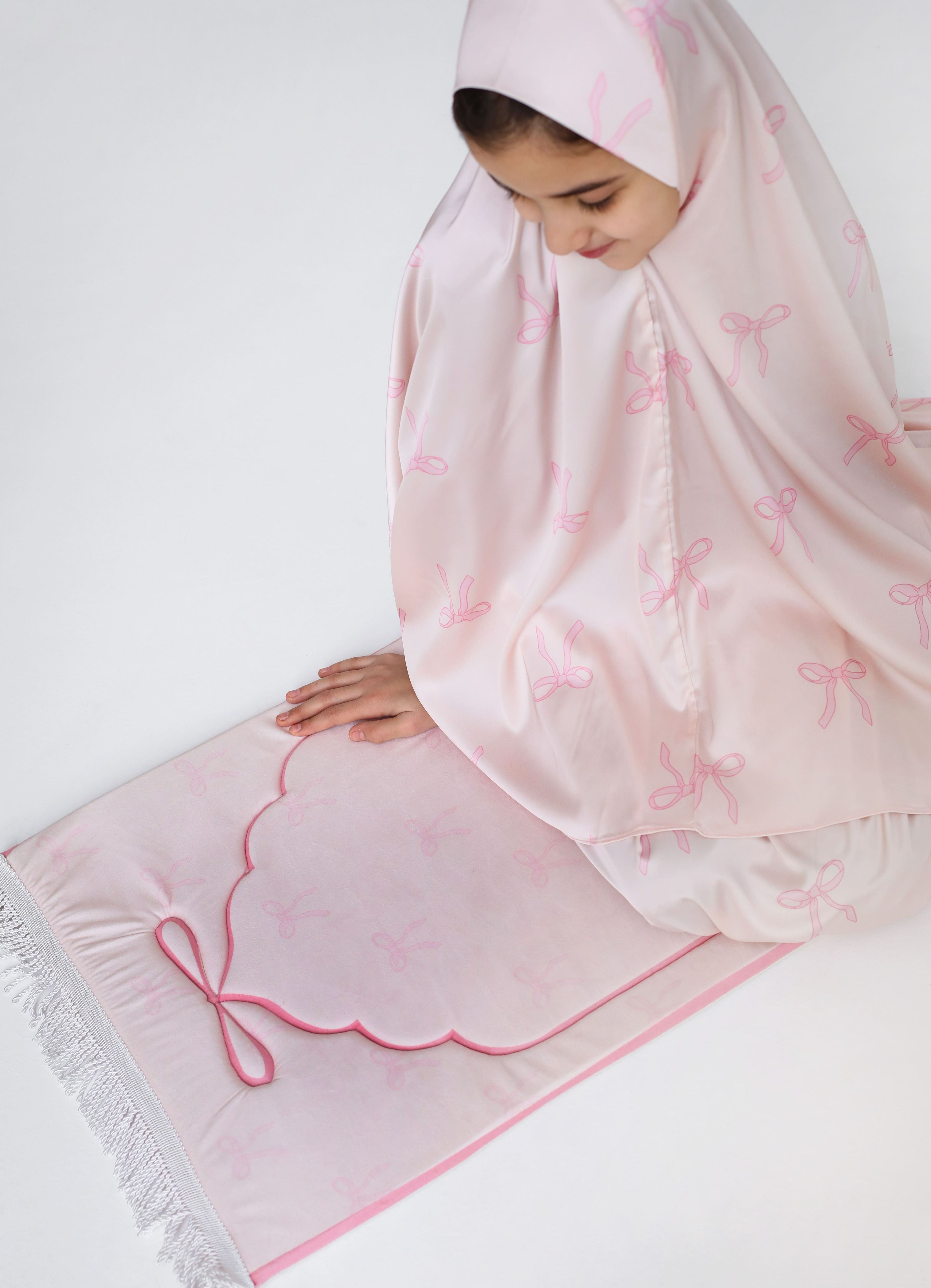 Mini Rose Bow Ties Matching Set - Kids