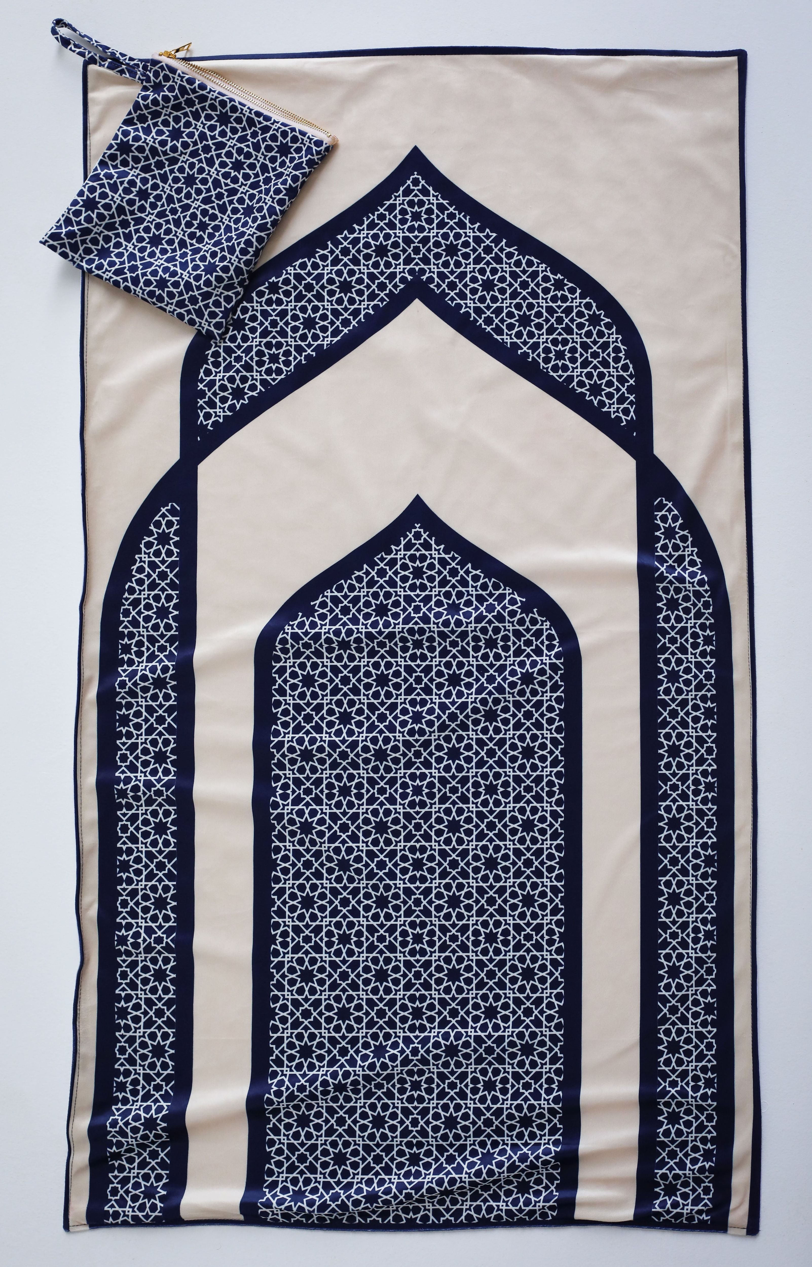 Navy Blue Portable Rug