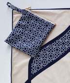 Navy Blue Portable Rug