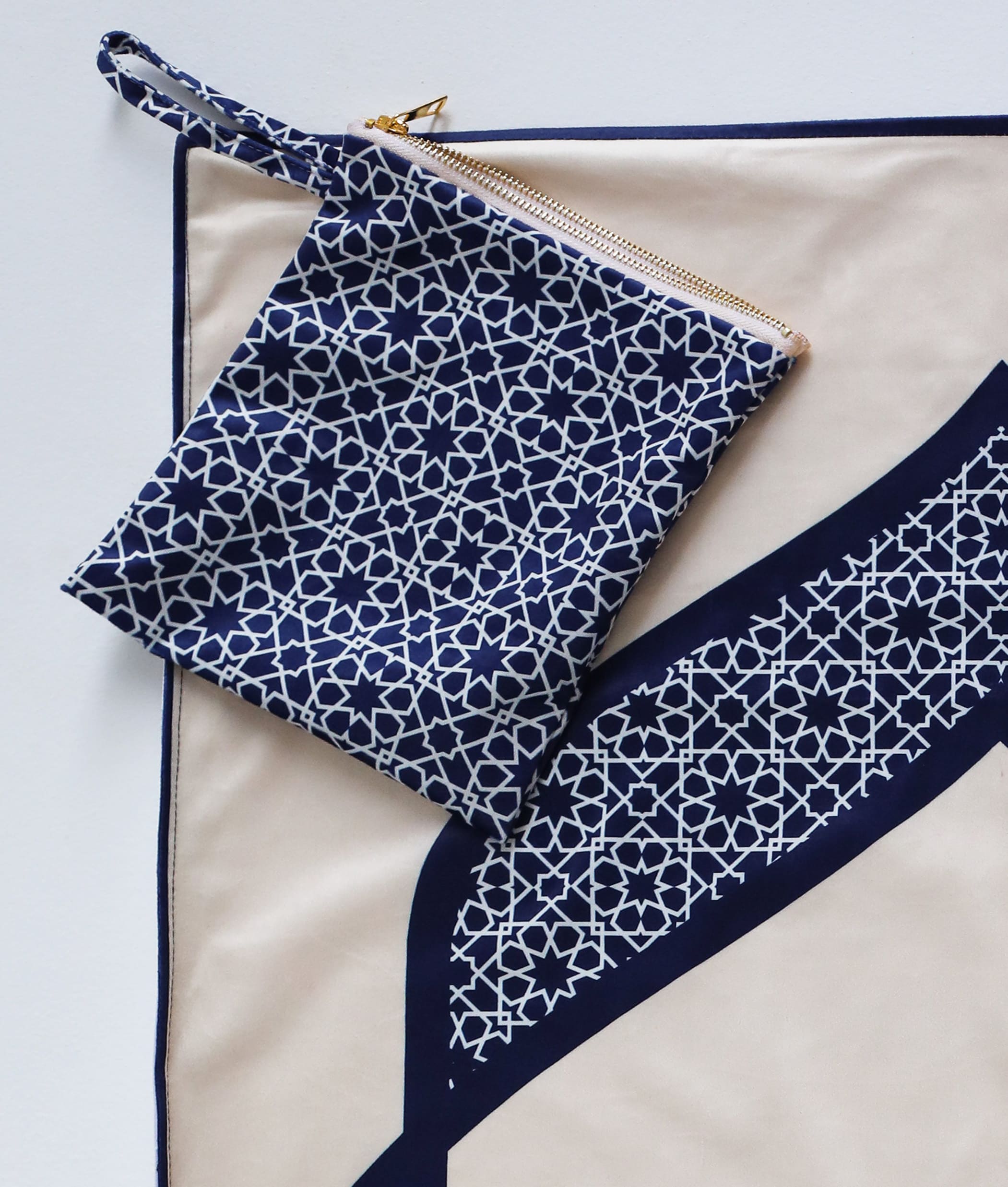 Navy Blue Portable Rug