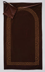 Plain Brown Portable Rug