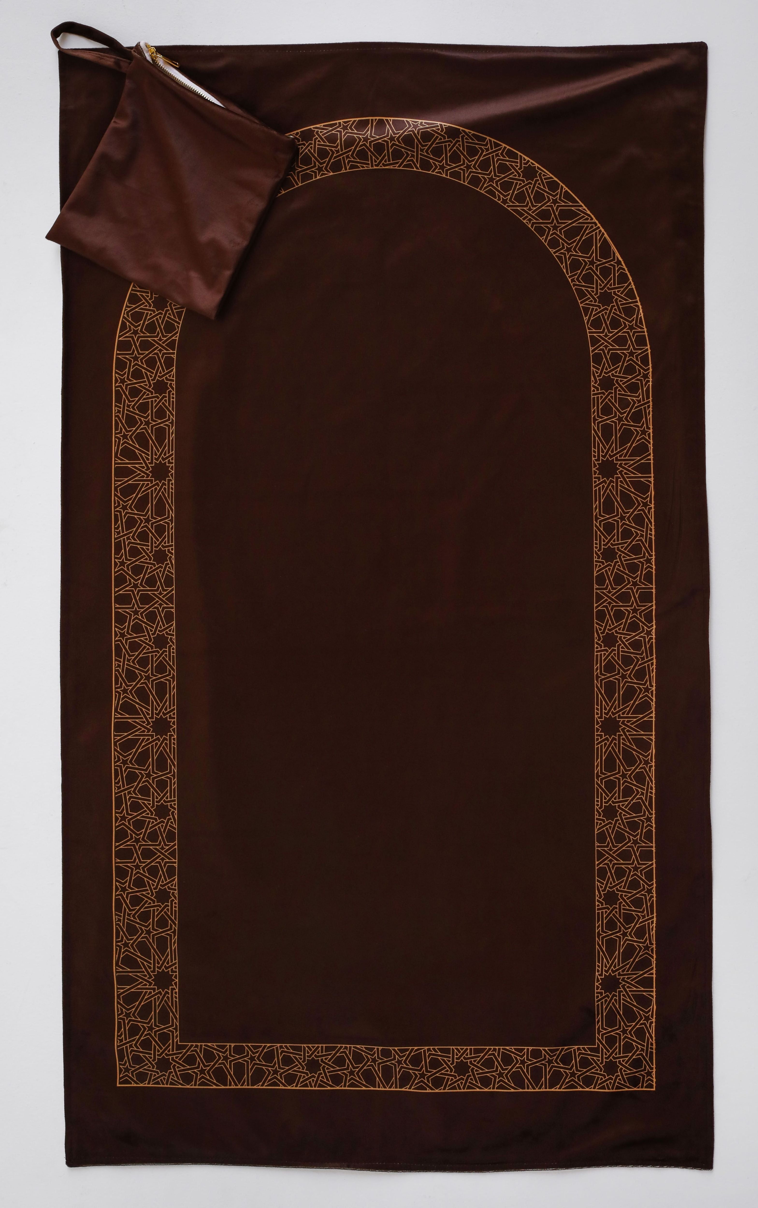 Plain Brown Portable Rug