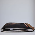 Black Glow Padded Rug