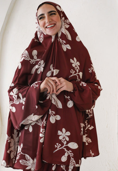 Burgundy Blooms - Prayer Set
