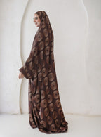 Brown Glows - Slip on Khimar
