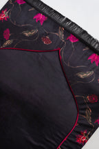 Midnight Roses Padded Rug