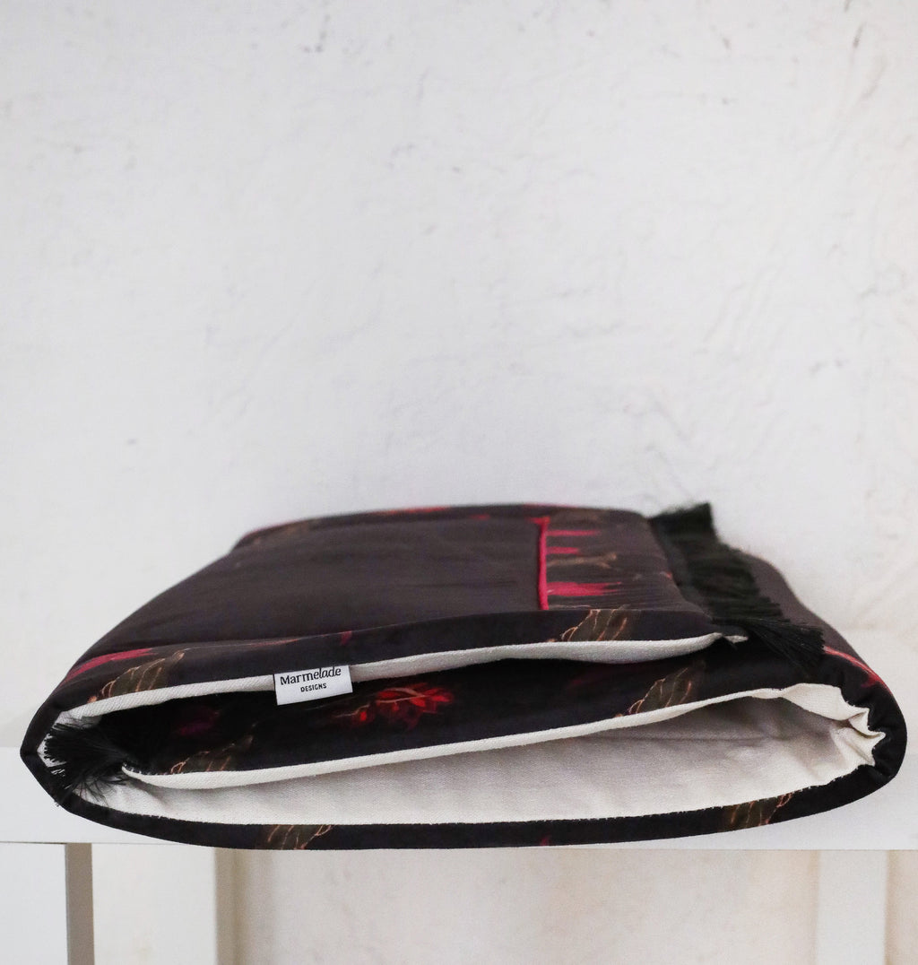 Midnight Roses Padded Rug