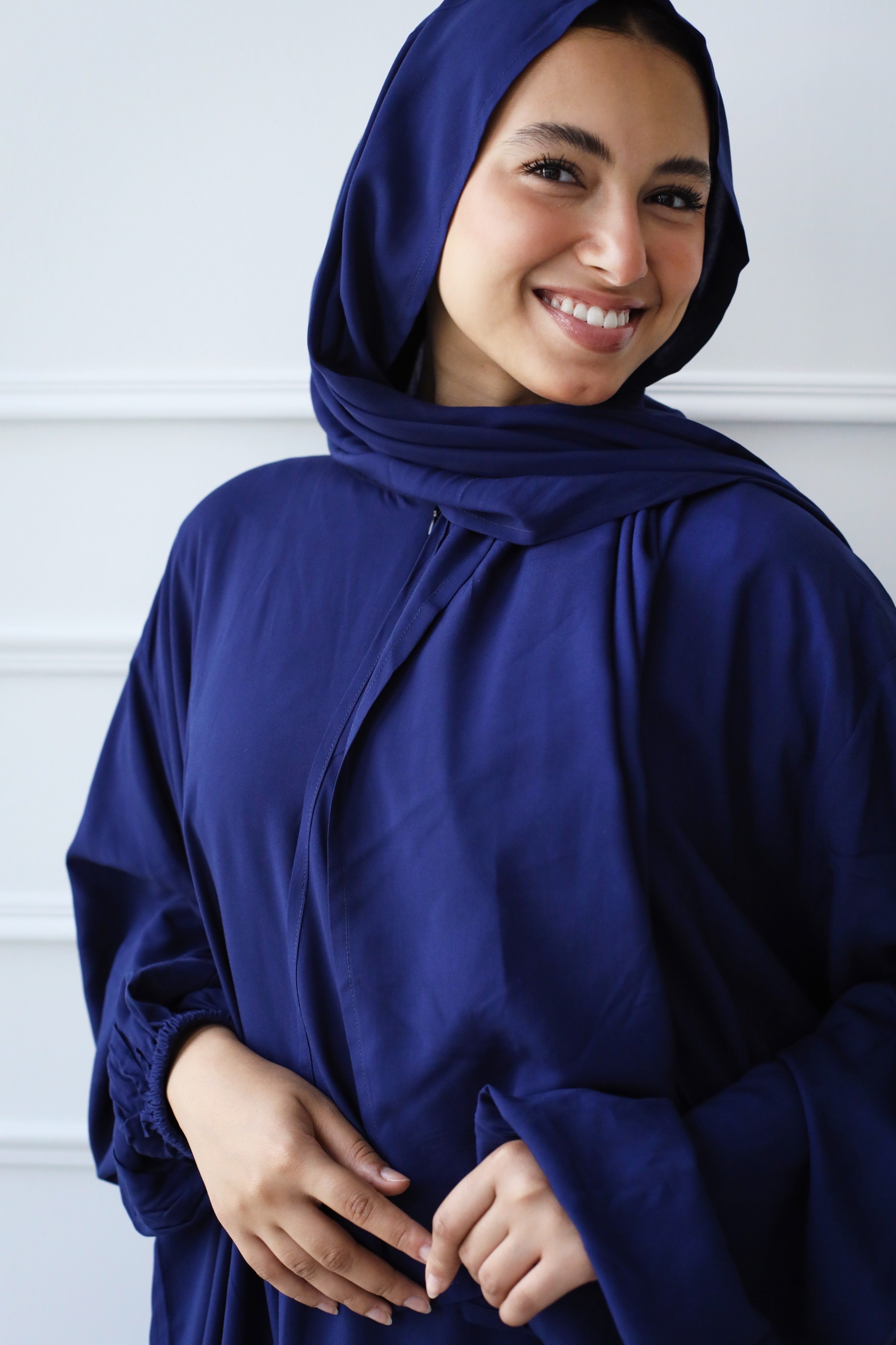 Cotton Prayer dress - Classic Navy Blue