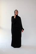 The Prayer Abaya - Plain Black