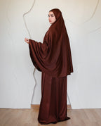 Plain Chocolate Brown Prayer Set