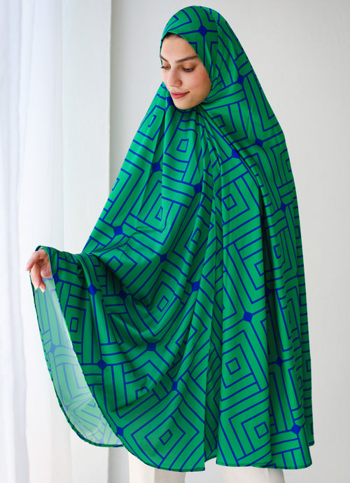 Blue Emerald Midi Khimar
