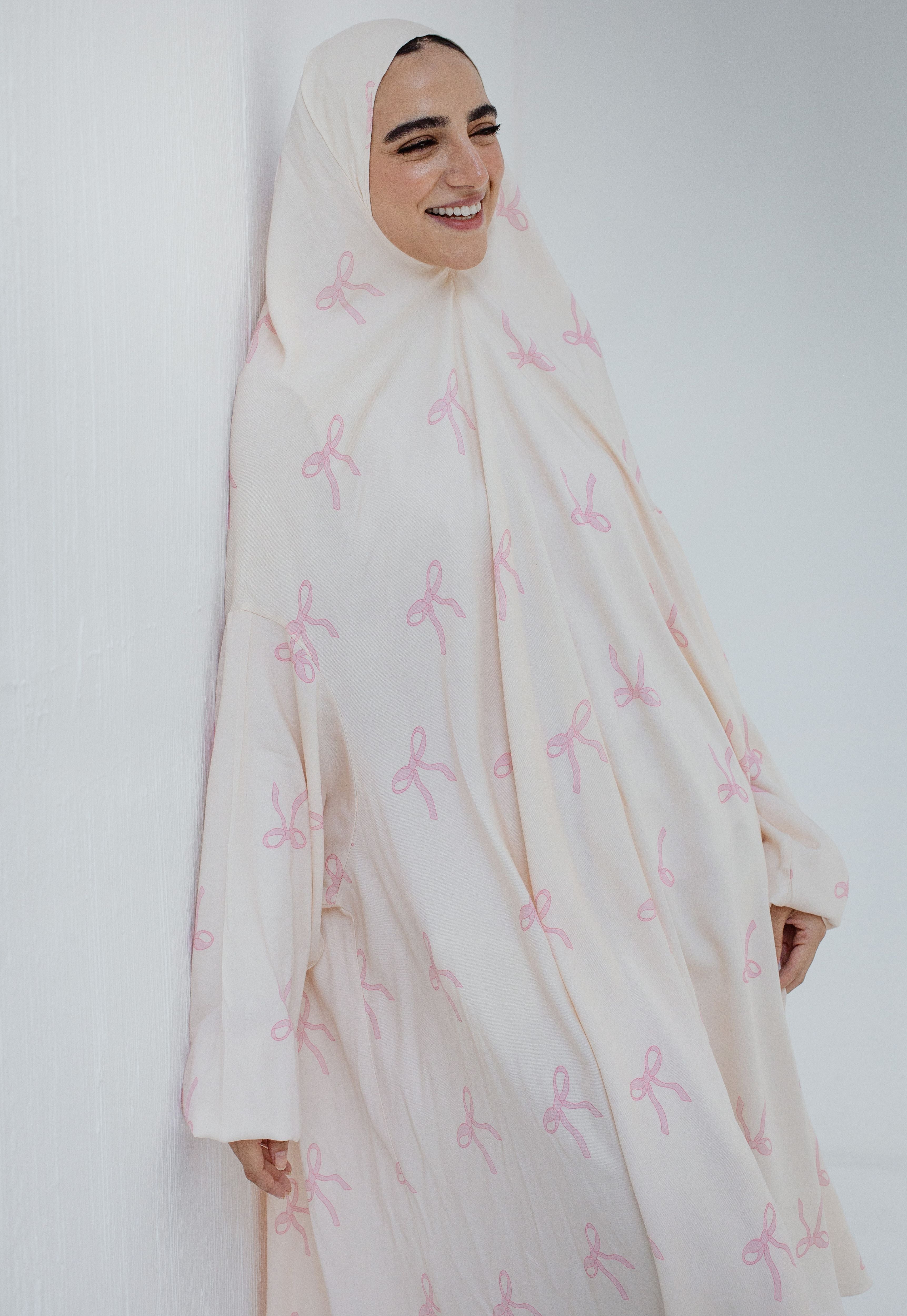 Cotton Rose Ties - Midi Khimar