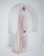 Cotton Rose Ties - Slip on Khimar