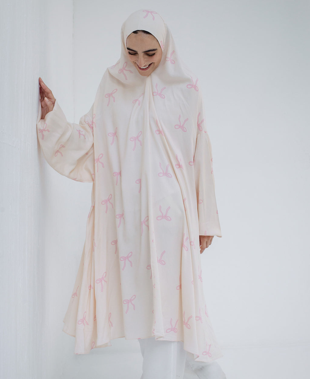 Cotton Rose Ties - Midi Khimar