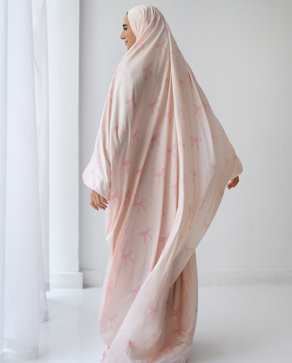 Rose Ties Slip On Khimar