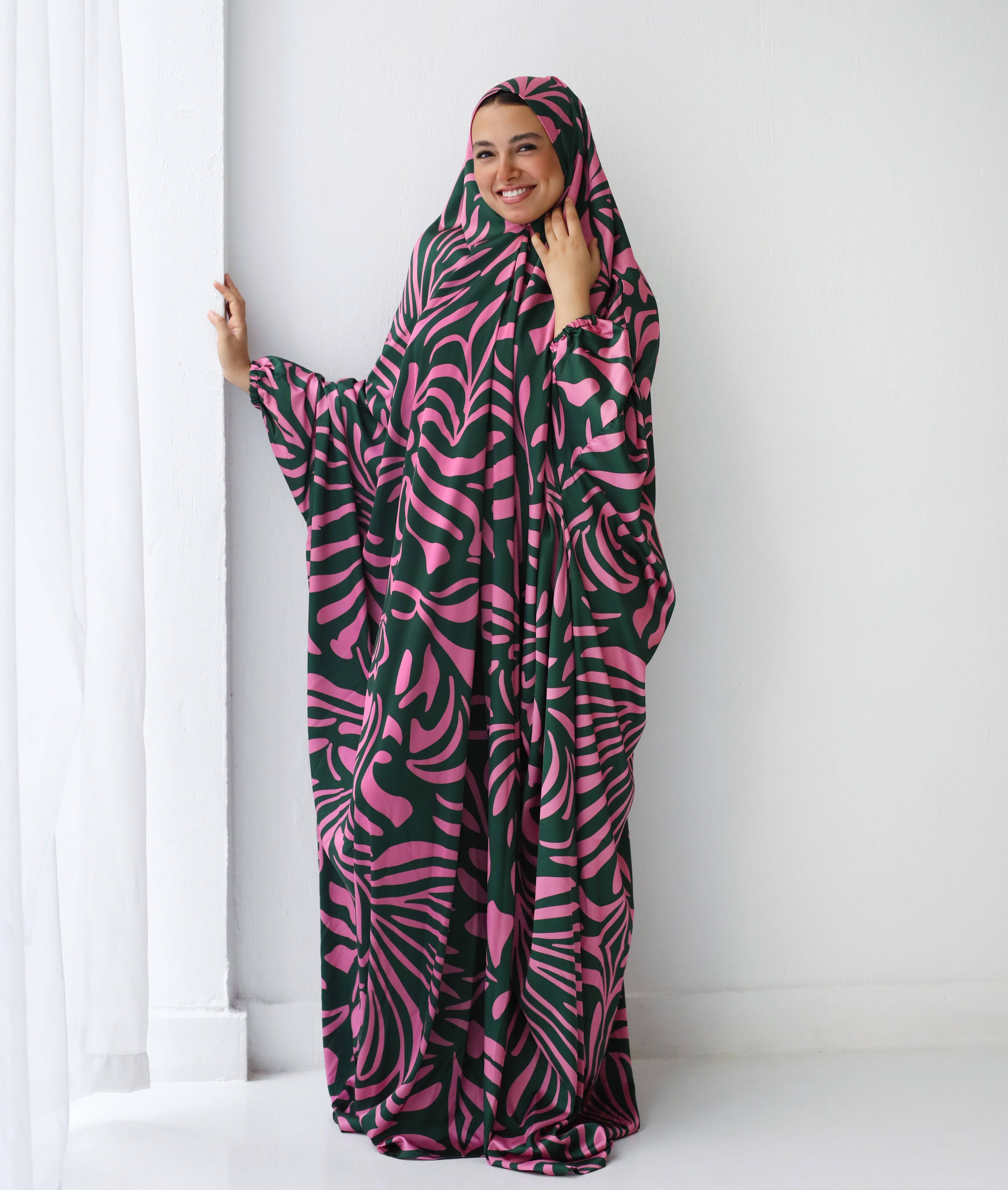 Green Fiora Slip On Khimar