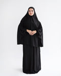 Cotton Two Piece Prayer Set - Black