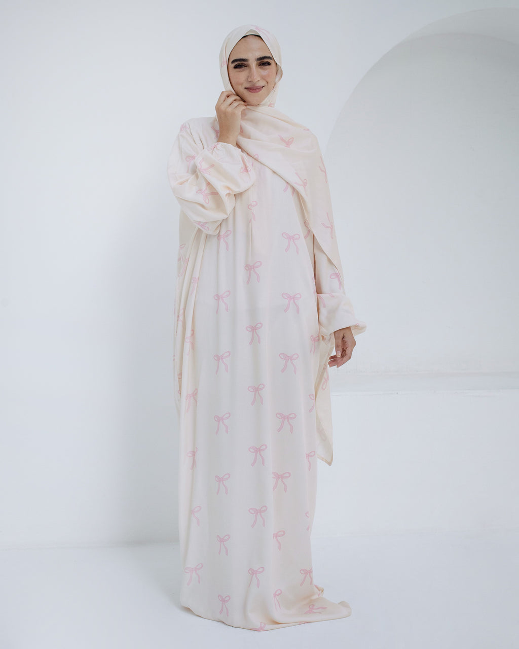 Cotton Rose Ties - Prayer Dress